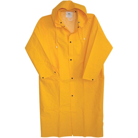 Boss Boss Yellow PVC-Coated Rayon Rain Jacket XXL 3PR8000YJ